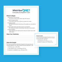 Who's Your One Everyday Evangelism Bundle