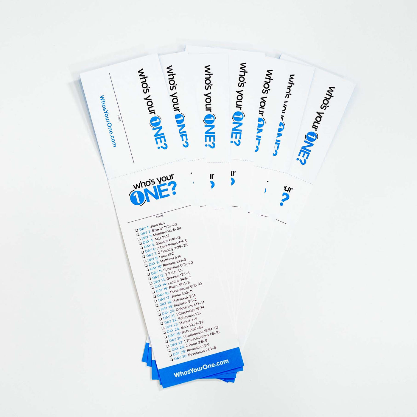 Who's Your One Everyday Evangelism Bookmark (25/pk)