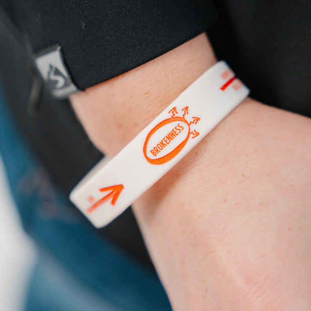 3 Circles Wristband Orange
