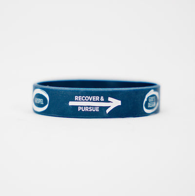 Navy 3 Circles Wristband