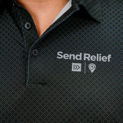 Send Relief Adidas Diamond Dot Polo