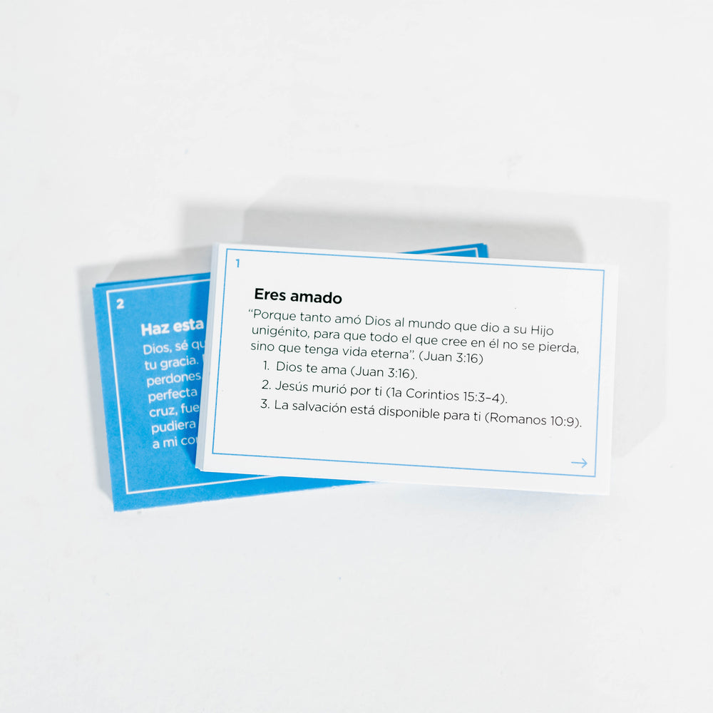 Tarjetas de evangelismo cotidiano Who’s Your One? (Ora por uno) (25/paq)