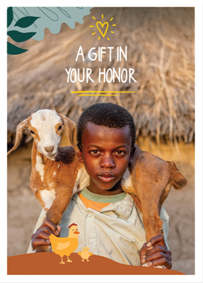 In Honor Card | Gift Catalog 2025