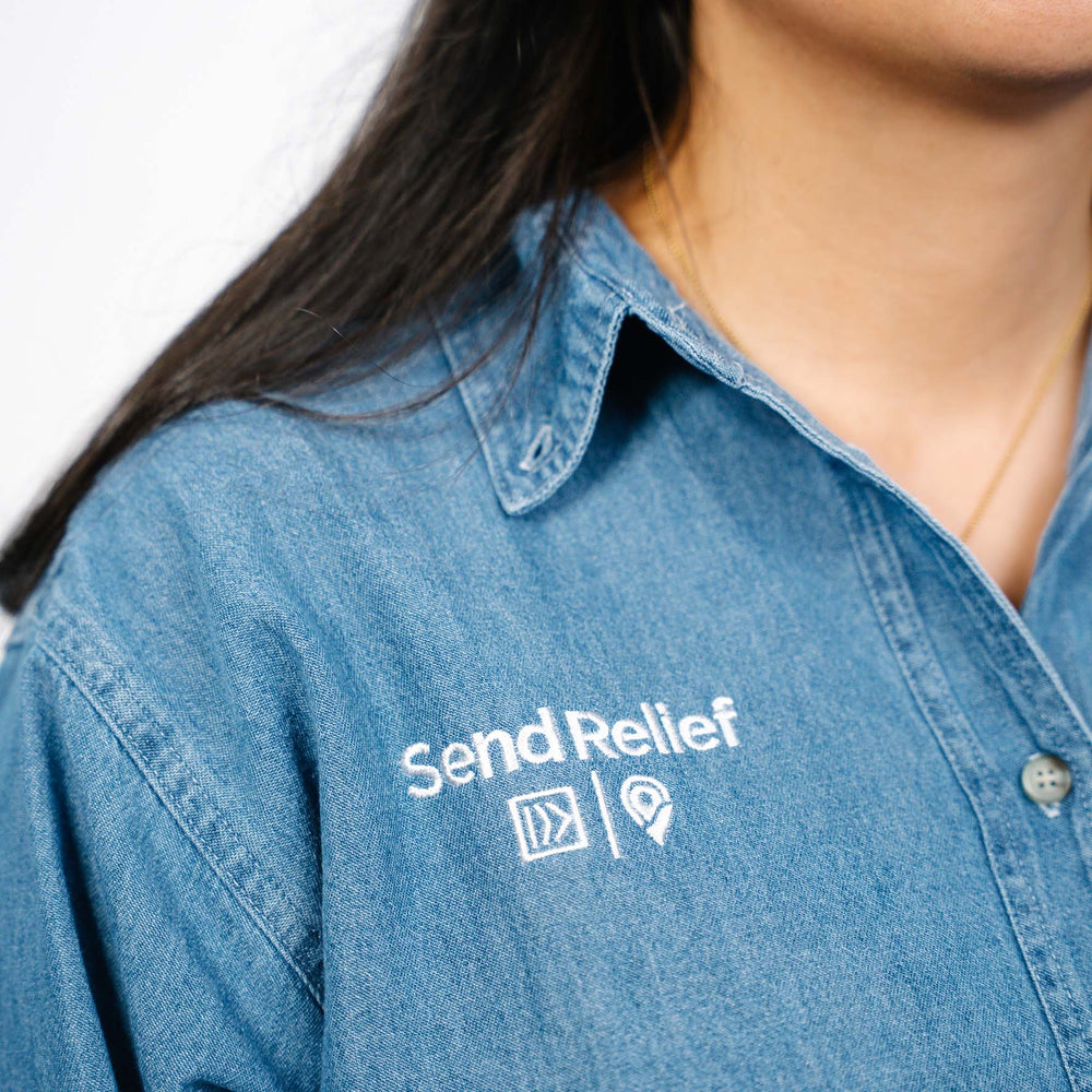 Send Relief Women's Denim Shirt
