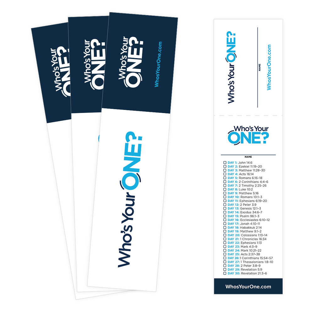 Who's Your One Bookmark (25/pk)