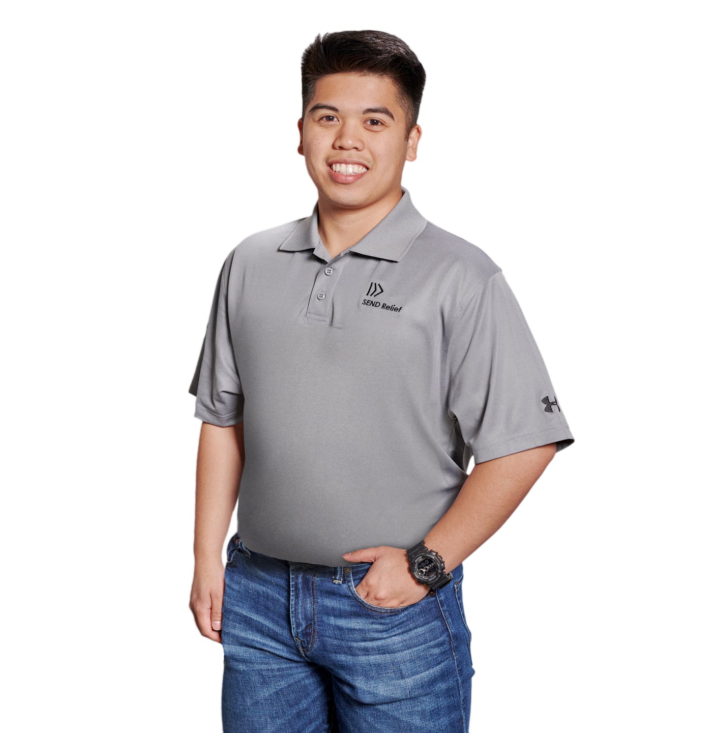 Send Relief Under Armour Corp Performance Polo
